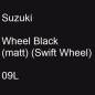 Preview: Suzuki, Wheel Black (matt) (Swift Wheel), 09L.